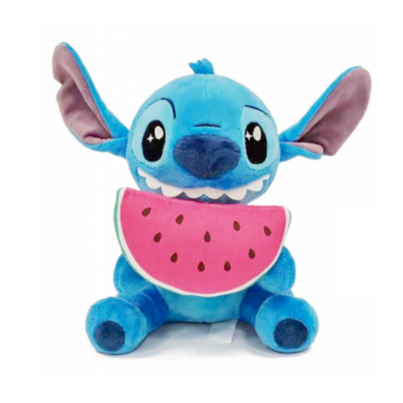  stitch peluche avec pastèque rose 25 cm 